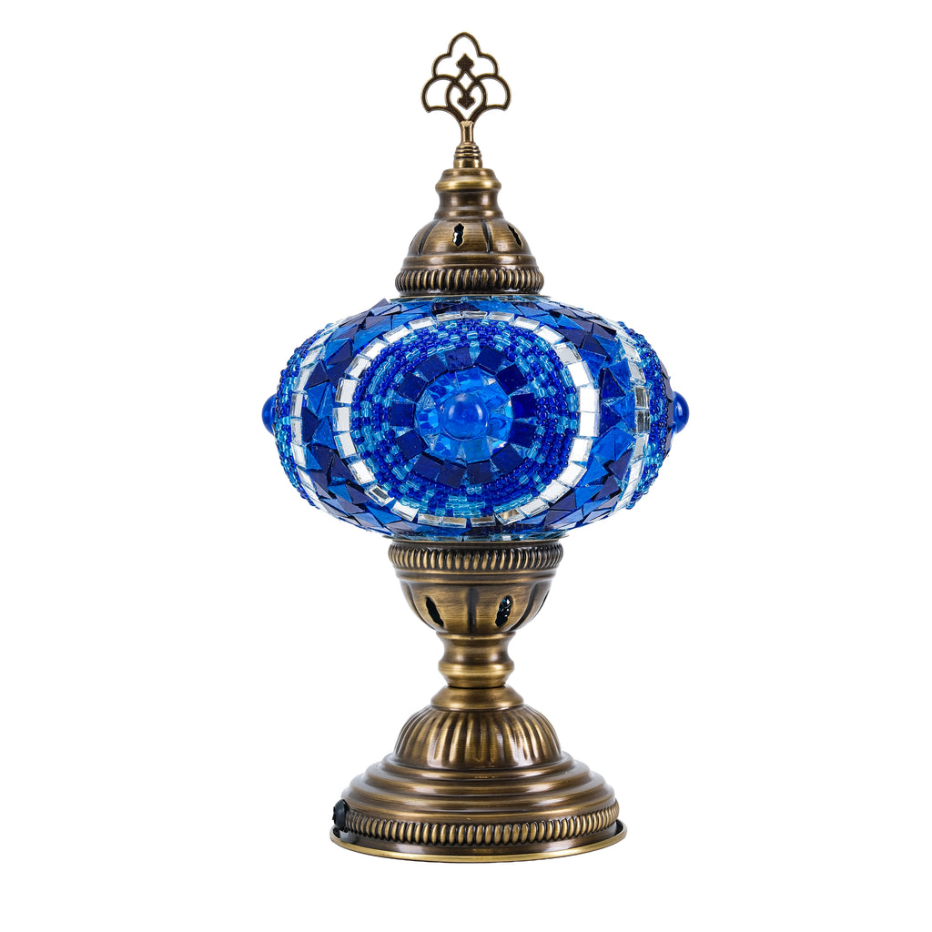 Mozaist Turkish Mosaic Table Lamp Blue