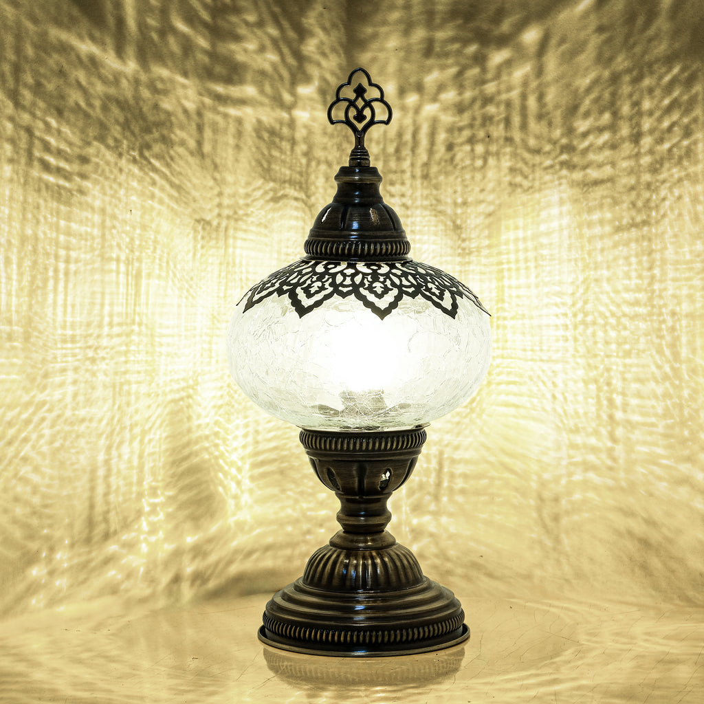 Mozaist Turkish Cracked Table Lamp