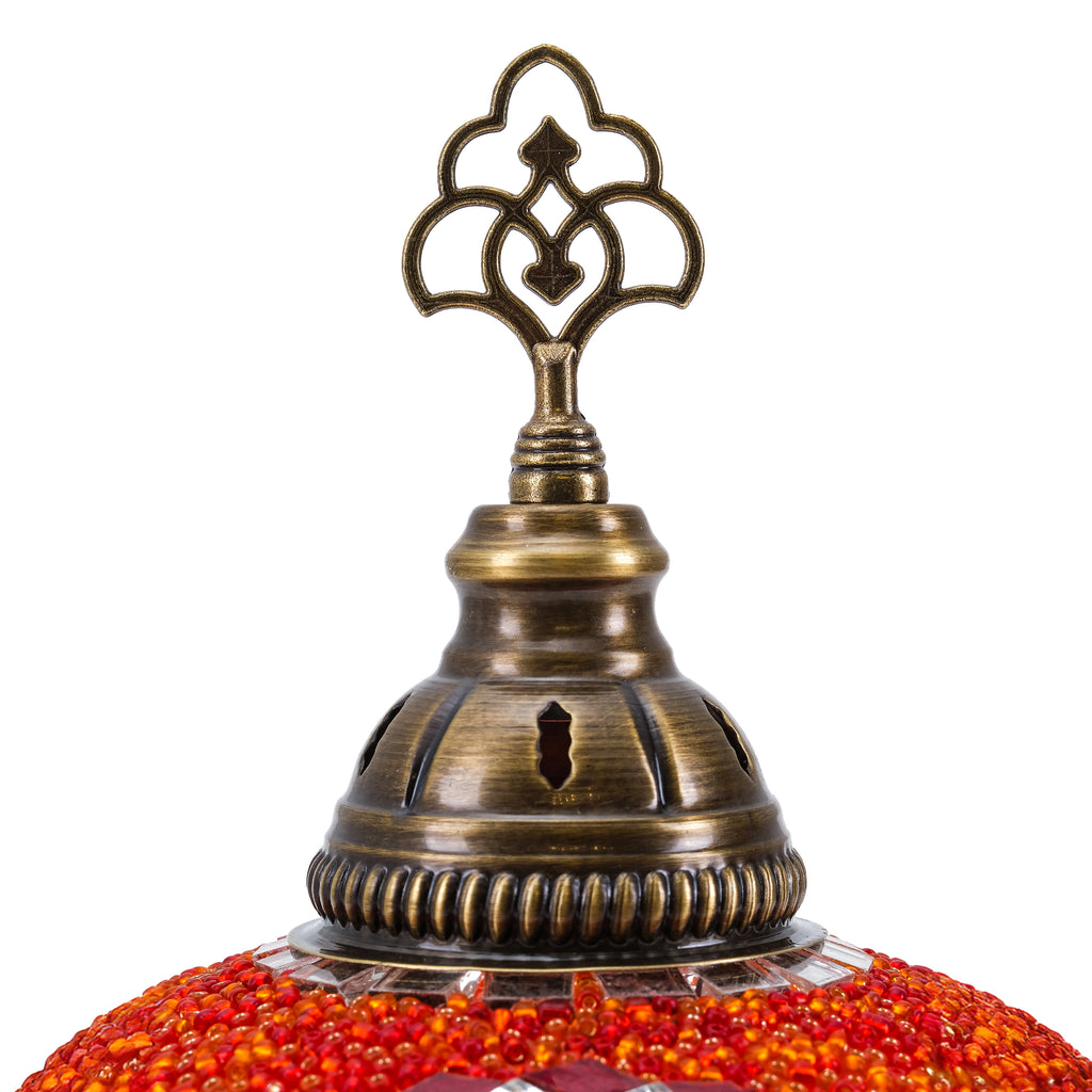 Mozaist Turkish Mosaic Table Lamp Orange