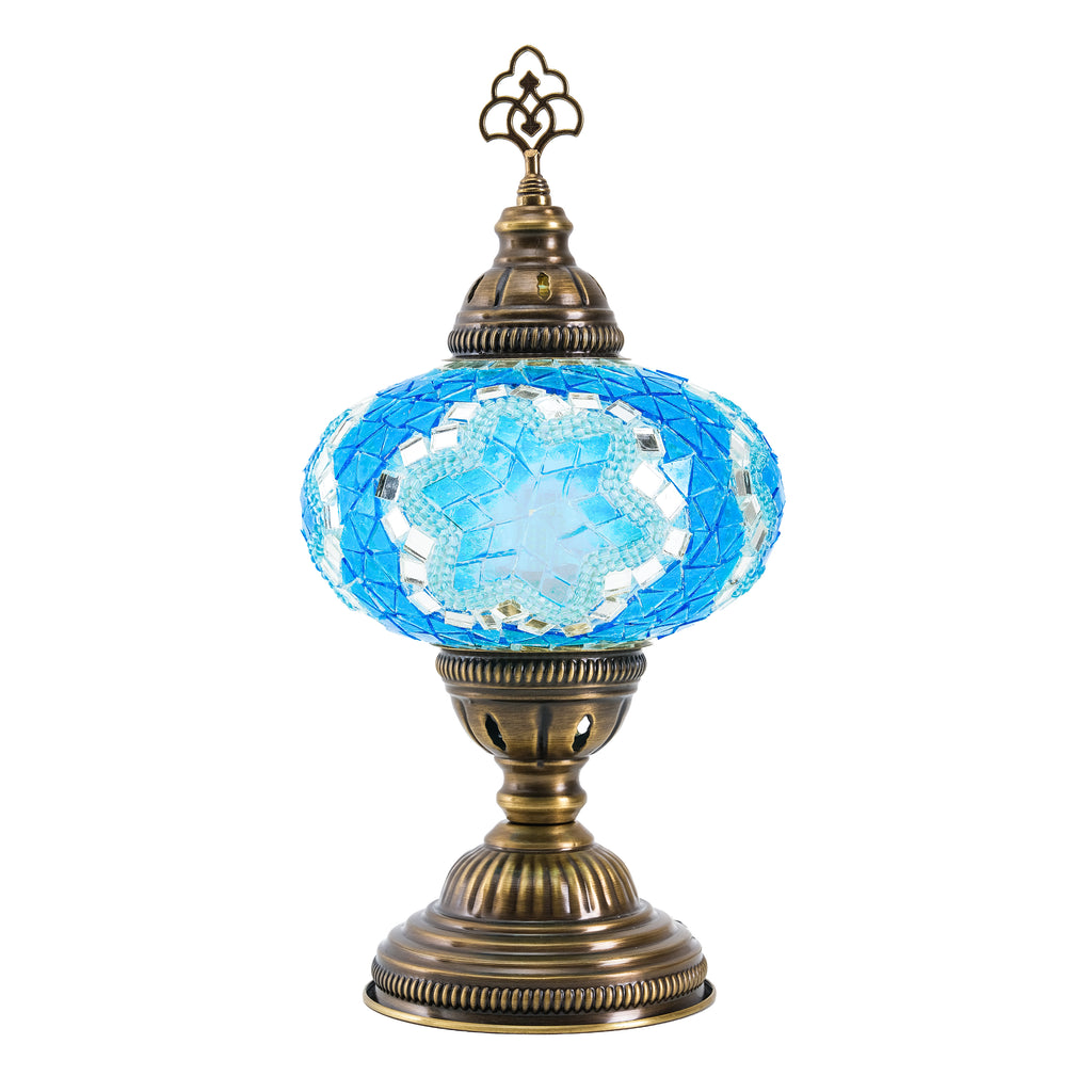 Mozaist Turkish Mosaic Table Lamp Blue