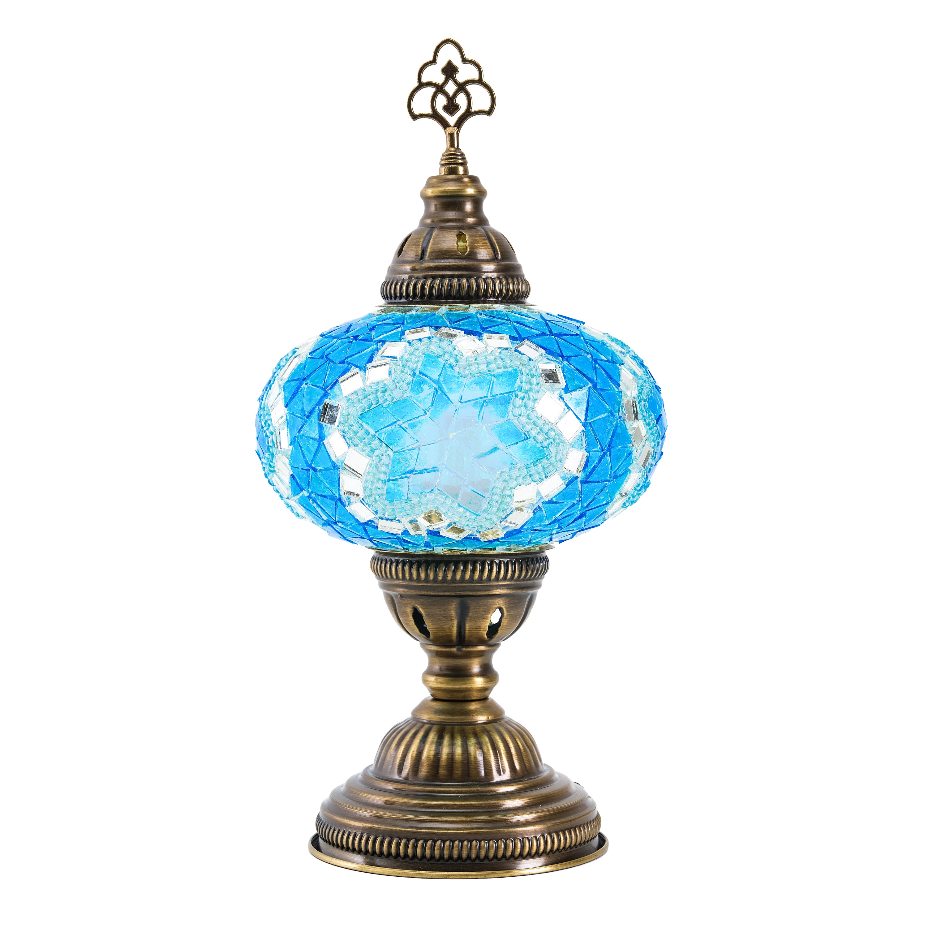 Mozaist Turkish Mosaic Table Lamp Blue