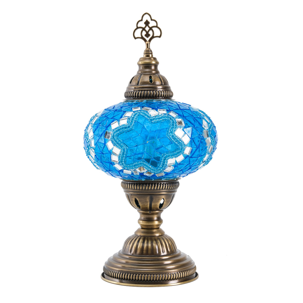 Mozaist Turkish Mosaic Table Lamp Blue
